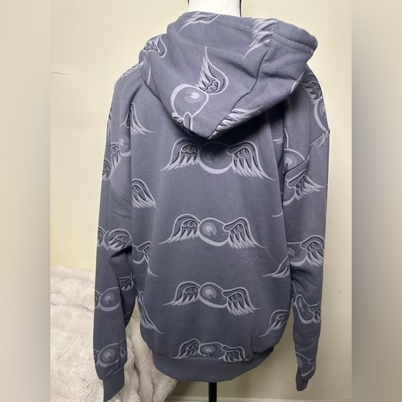 Von Dutch Charcoal Winged Hoodie - Picture 3 of 3